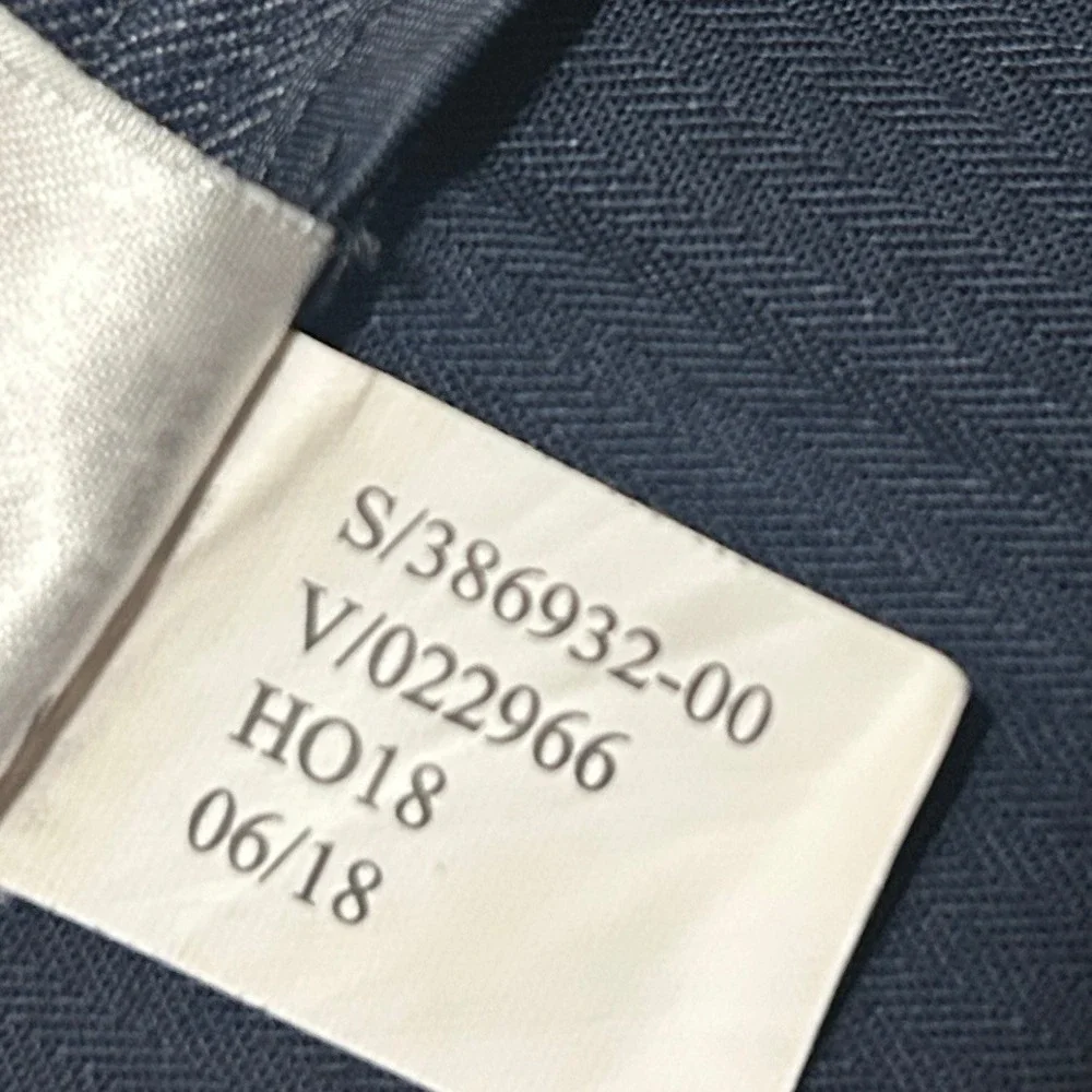 Banana Republic Trousers 38x29 Navy Blue Work Casual Tailored Performance Pants